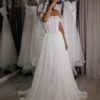 Свадебное платье кружевное с открытыми плечами. Модель К 70/1, фото 1